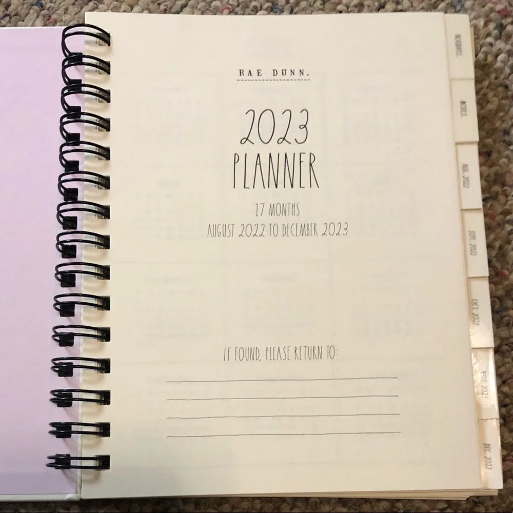 🆕 Rae Dunn PLANS 2023 Planner - Picture 6 of 11